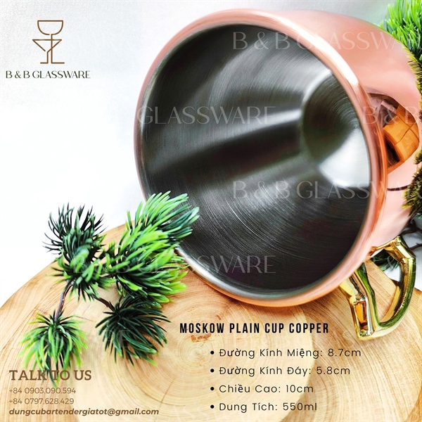 Moskow Plain Cup Copper 2