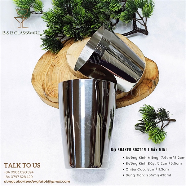 Bộ Shaker Boston 1 Đáy Mini - ảnh 2