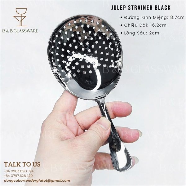 Julep Strainer Black 3