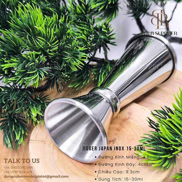 Jigger Japan Inox 15-30ml - ảnh 2
