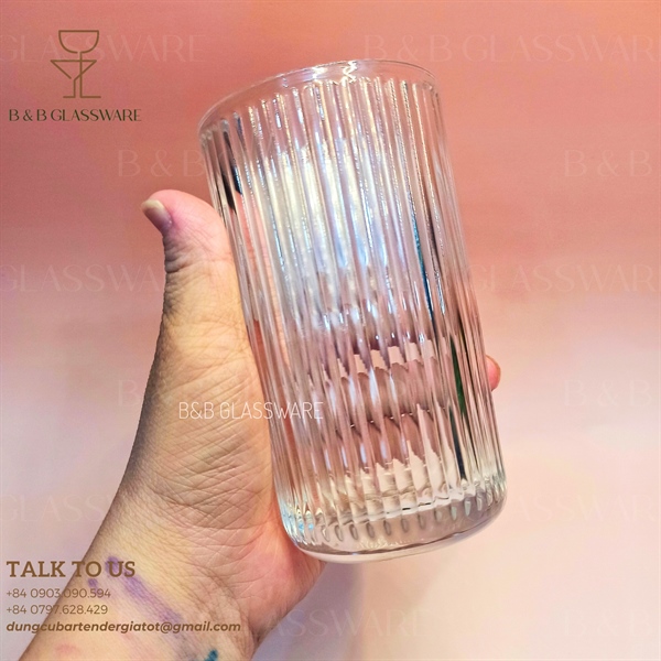 Ly Highball Sọc Đế Bầu Keiko K1010A - ảnh 2