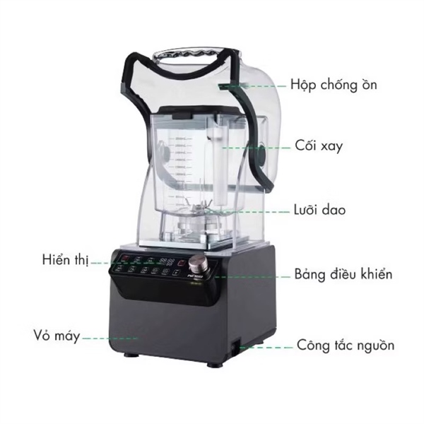 Máy Xay Công Nghiệp Promix PM-9003
