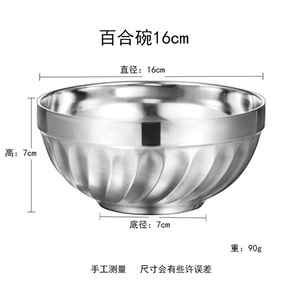 Chén Inox Tô Inox 2 Lớp Bán Phở Bánh Canh