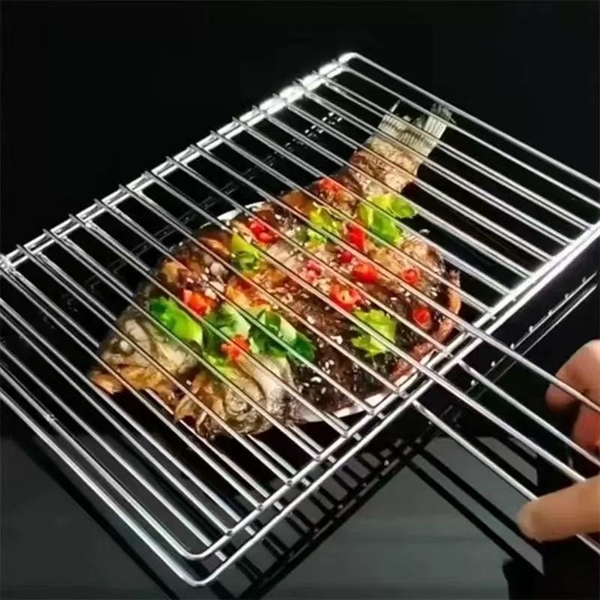 Vỉ Nướng Inox Có Tay Cầm 2