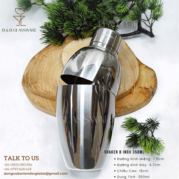 Shaker B Inox 350ml 2