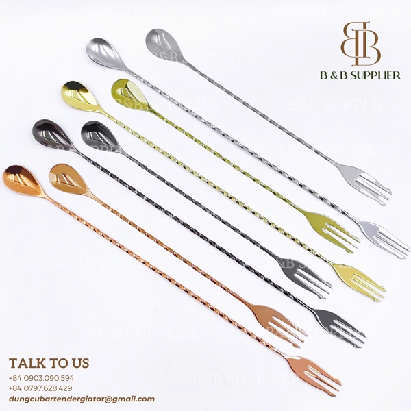 Barspoon Trident Black 40cm 5