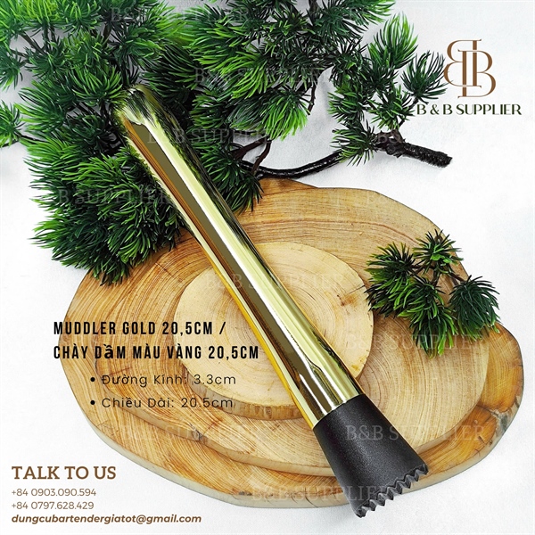 Muddler Gold 20,5cm / Chày Dầm Màu Vàng 20,5cm