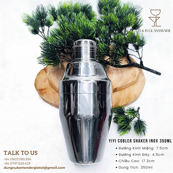 Yiyi Cobbler Shaker Inox 350ml