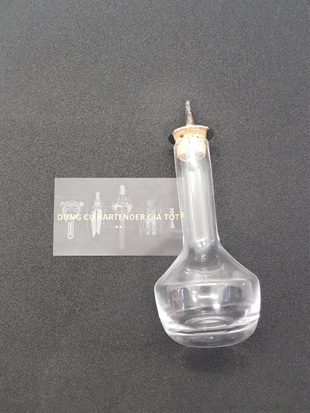 Bitter Bottle 80ml / Bình Thuỷ Tinh Đựng Tinh Dầu 80ml Nắp Nút Bần - ảnh 2