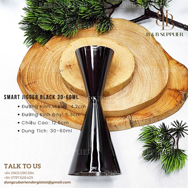 Smart Jigger Black 30-60ml