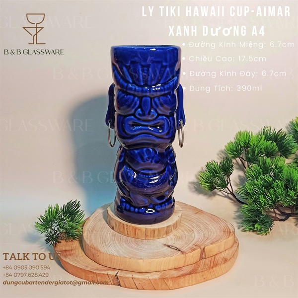 Ly Sứ Tiki Hawaii Cup - Aimar Xanh Dương A4