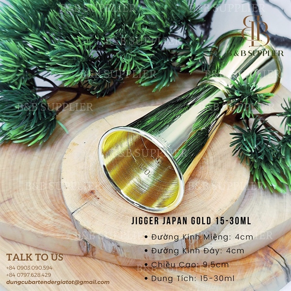 Jigger Japan Gold 15-30ml - ảnh 2