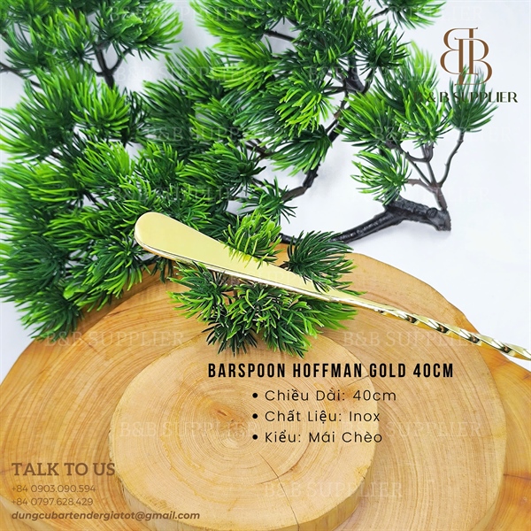 Barspoon Hoffman Gold 40cm - ảnh 2