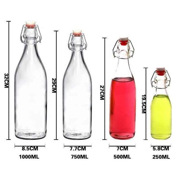 Chai Nắp Gài Thân Tròn B&B - 750ml