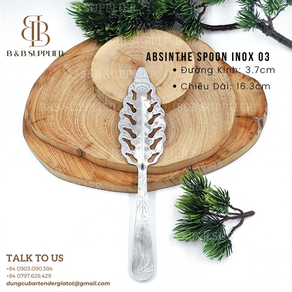 Absinthe Spoon Inox / Muỗng Absinthe Inox 2