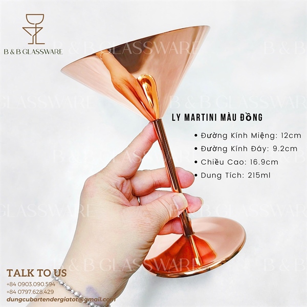 Ly Martini Màu Đồng - ảnh 2