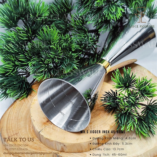 Mr.s Jigger Inox 45-60ml - ảnh 2