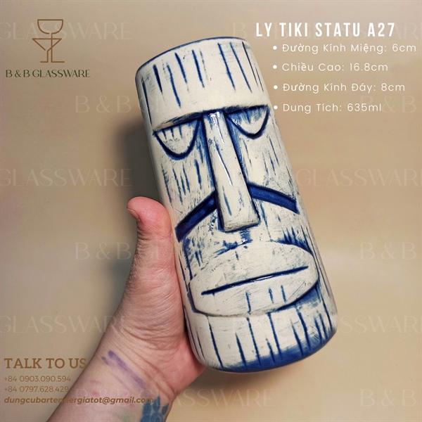 Ly Sứ Tiki Statu - A27 - ảnh 2