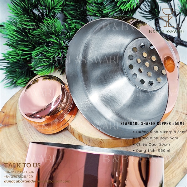 Standard Shaker Copper 550ml 4
