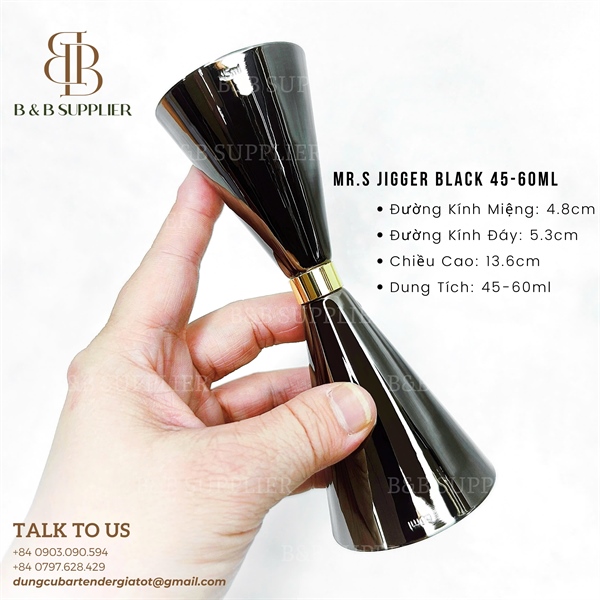 Mr.s Jigger Black 45-60ml 3