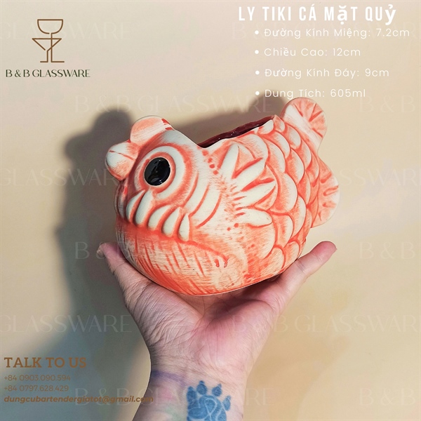 Ly Sứ Tiki Cá Mặt Quỷ 3