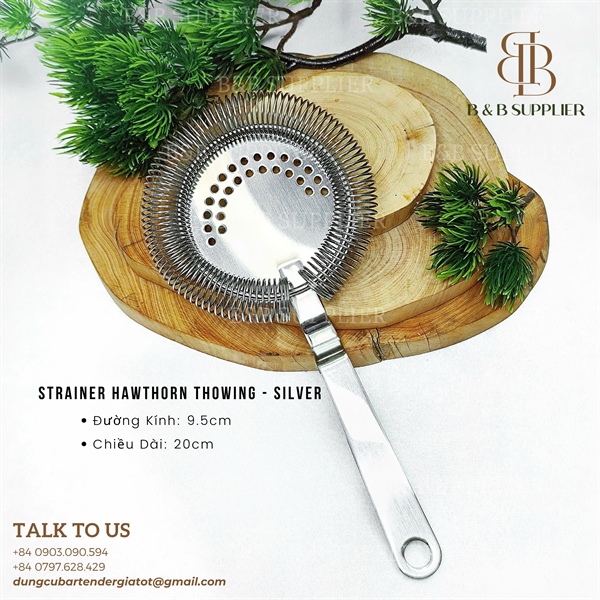 Strainer Hawthorn Thowing - Silver