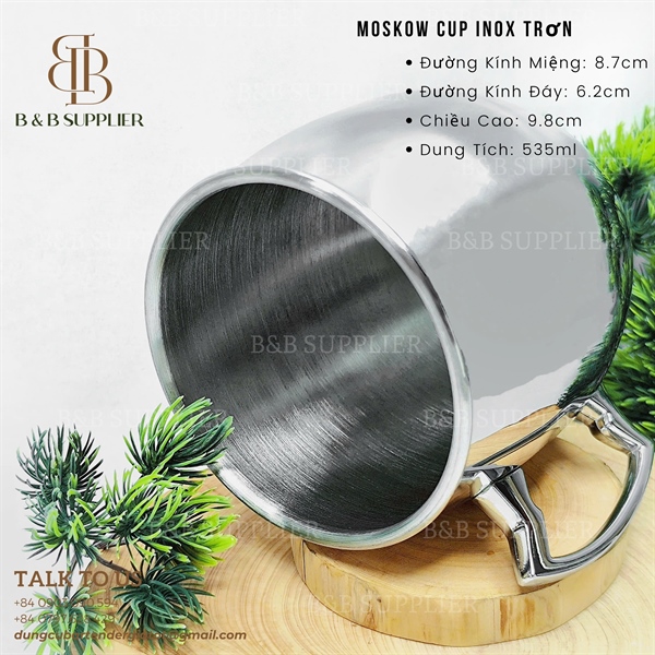 Moskow Cup Inox Trơn - ảnh 2