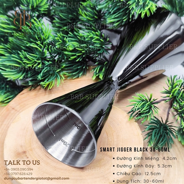 Smart Jigger Black 30-60ml - ảnh 2