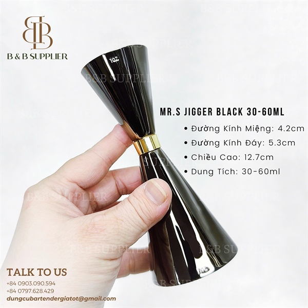 Mr.s Jigger Black 30-60ml 3