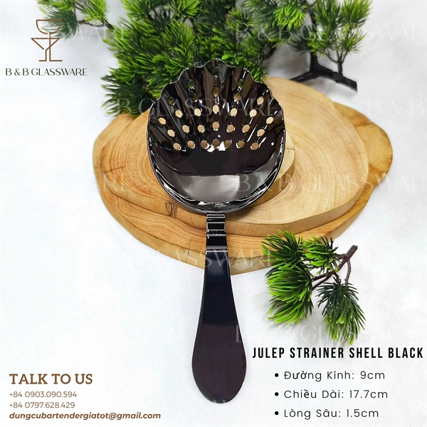 Julep Strainer Shell Black