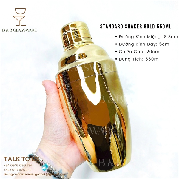 Standard Shaker Gold 550ml 5