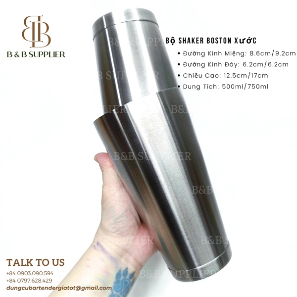 Bộ Shaker Boston Xước 4
