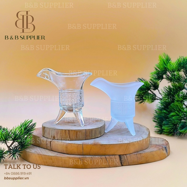 Ly Shot Họa Tiết Cổ D25A Bóng 4