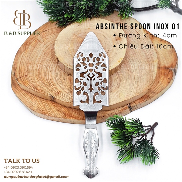 Absinthe Spoon Inox / Muỗng Absinthe Inox 2