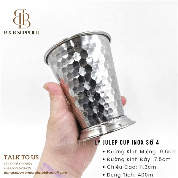 Ly Julep Cup Inox Số 4 3
