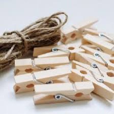 Kẹp Gỗ Trang Trí 3x0.4