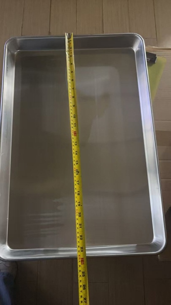 Khay Nhôm Sâu Lòng 60,7cm x 41cm x 4.7cm - ảnh 2