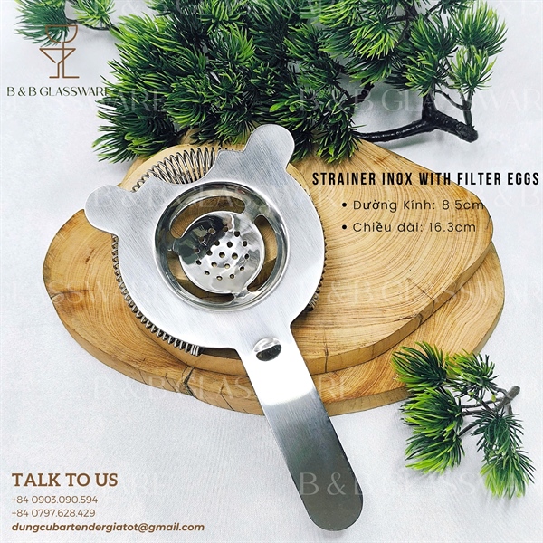 Strainer Inox With Filter Eggs 2