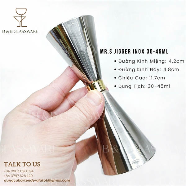 Mr.S Jigger Inox 30-45ml 3