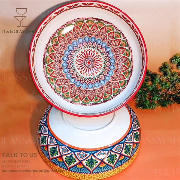 Bowl Sứ Cocktail Xanh 4
