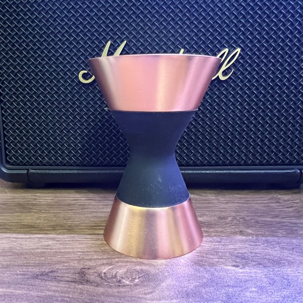 Jigger Cao Cấp Bar Fame Kèm Đai Sillicon Màu Đồng