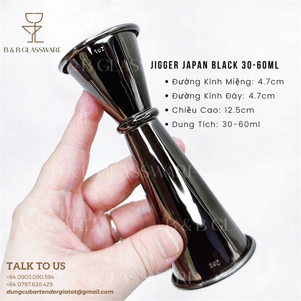 Jigger Japan Black 30-60ml 3