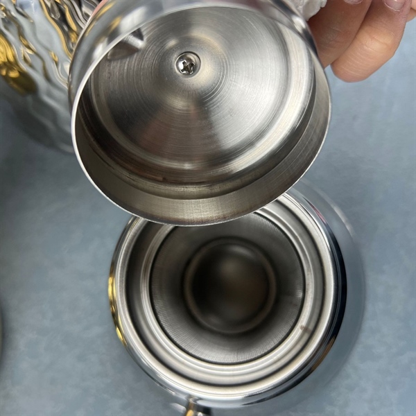 Ấm Nước Inox Châm Trà, Cà Phê Pour Over, Châm Lẩu – Kiểu Ống Trúc 1.2L 4