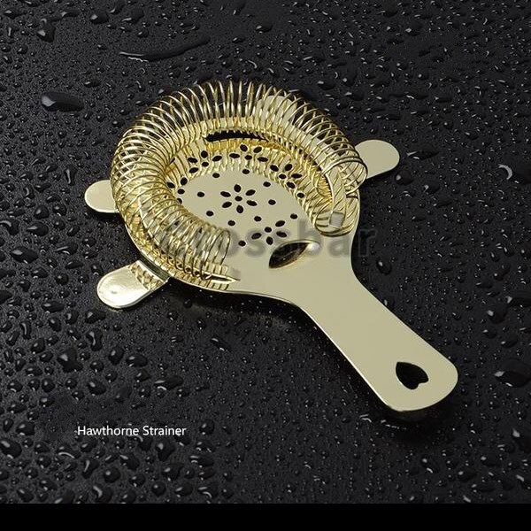 Yiyi Heart Handle Strainer Gold