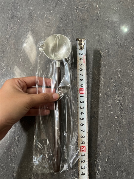 Muỗng Múc Bạc Cán Gỗ 25cm 2