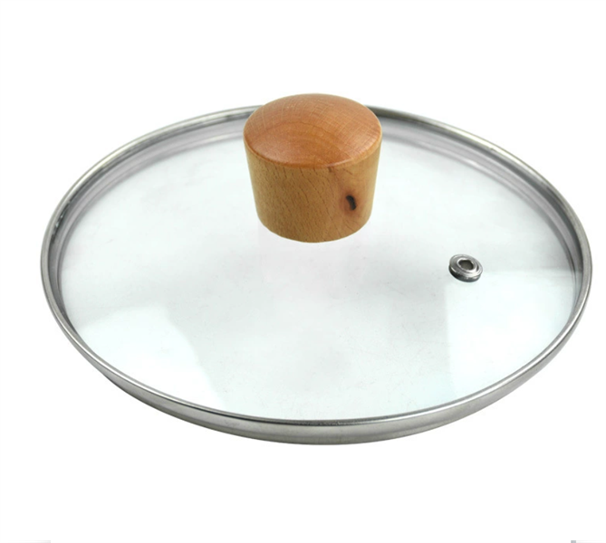 Nồi Nhôm Tay Gỗ (Nấu Bếp Ga) - Nắp Size 18